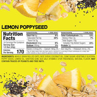 Thumbnail for Image 2 of Bobo's Soft Baked Oatmeal Bars Lemon Poppyseed (12 ct)