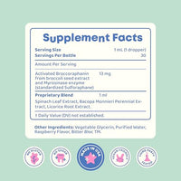 Thumbnail for Image 7 of JoySpring Sulforaphane for Kids, BrainyBrocc Broccoli Seed Drops, 30 Ct