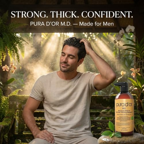 Image 6 of PURA D'OR M.D. Maximum Defense Shampoo for Thinning, Dry Itchy Scalp, 16oz