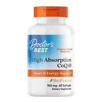 Thumbnail for Doctors Best High Absorption CoQ10 with Bioperine 100 mg 60 Softgels