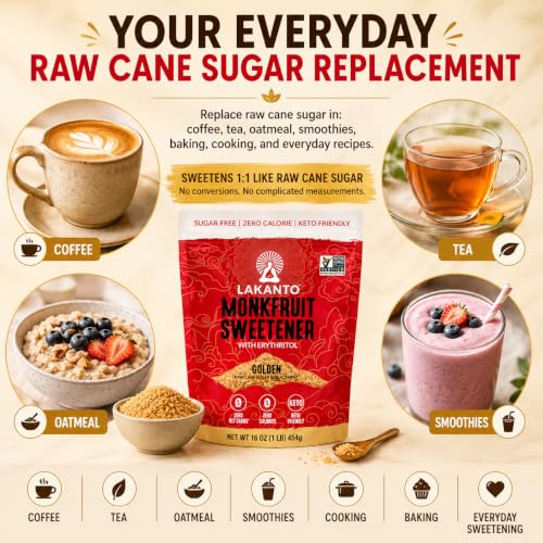 Image 9 of Lakanto Golden Monk Fruit Sweetener with Erythritol