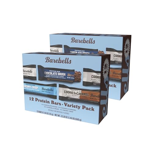 Image 1 of Default Title for the product BAREBELLS Protein Bars Favorites Variety Pack – 24 Bars 20g of Protein