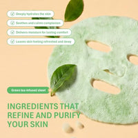 Thumbnail for Image 4 of Purederm Green Tea Bubble Face Mask 5 Pack