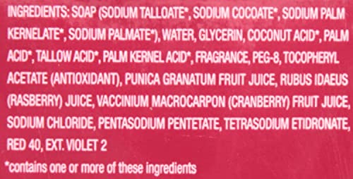 Image 2 of Dial Glycerin Soap Bars with Power Berries, Raspberry, Pomegranate, Cranberry, 12 Oz