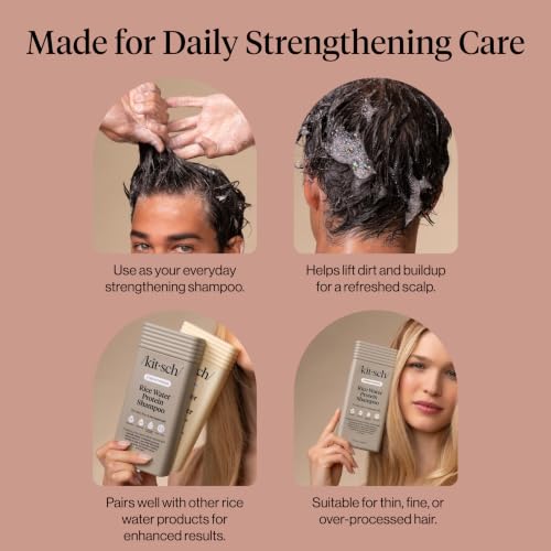 Image 6 of Kitsch Rice Water Shampoo and Conditioner Set for Hair Growth