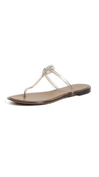Thumbnail for Image 10 of Transparent Almond Flour / 12 for the product Tory Burch Women's Mini Miller Flip Flops