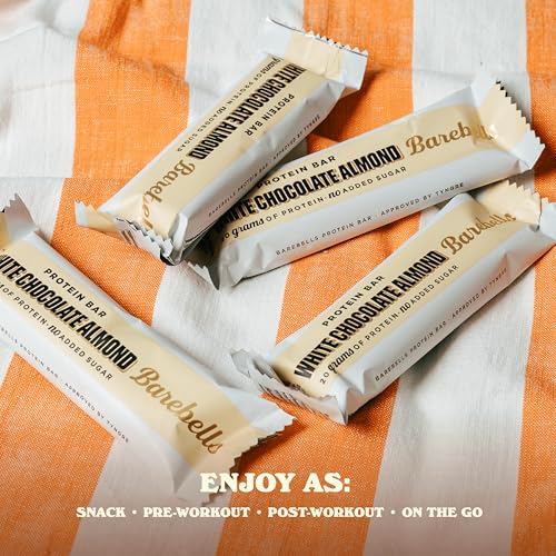 Image 5 of BAREBELLS Protein Bars White Chocolate Almond, 55g, 12-Pack