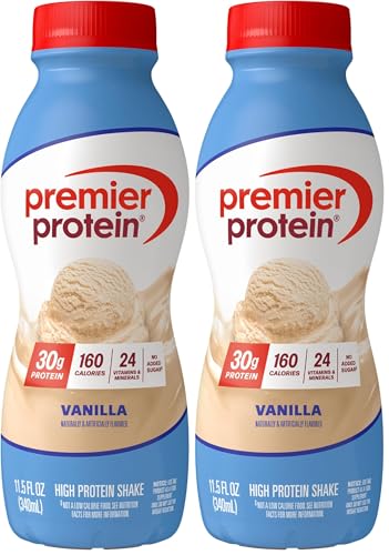 Image 1 of Default Title for the product Premier Protein 30g Protein Shake, Vanilla, 11.5 fl oz (Pack of 2)