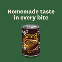 Thumbnail for Image 6 of Amy's Soup Organic Lentil (12 Pack) 14.5 Ounce
