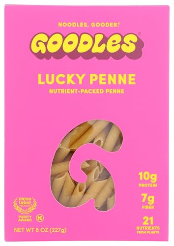 Image 1 of 8 Ounce (Pack of 1) for the product GOODLES Lucky Penne Pasta, 8 OZ