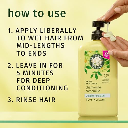 Image 7 of Herbal Essences Chamomile Shine Conditioner, 33.8 fl oz