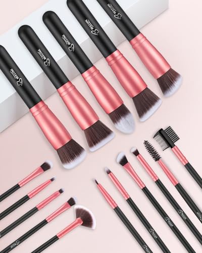 Image 8 of BESTOPE PRO Makeup Brush Set