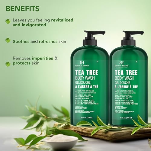 Image 2 of Botanic Hearth Tea Tree Body Wash & Shower Gel ?2 Fl Oz