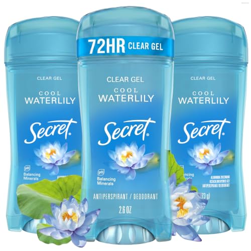 Image 1 of Default Title for the product Secret Antiperspirant Deodorant for Women, Cool Waterlily, 2.6 oz Pack of 3