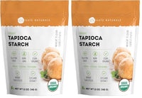 Thumbnail for Image 2 of 12 Ounce (Pack of 2) for the product Kate Naturals Tapioca Starch Flour for Baking, Cooking & Boba Pearls (12oz)