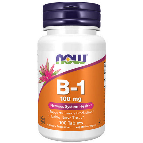 Now Foods Vitamin B-1 100 mg 100 Tabs