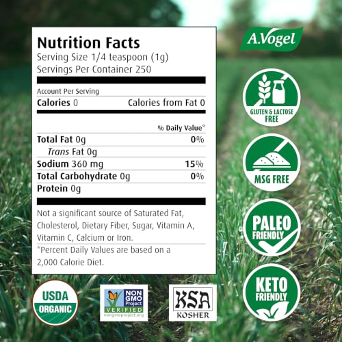 Image 2 of A.Vogel Herbamare Seasoning Salt, Organic Seasoned Sea Salt, 4.4 oz