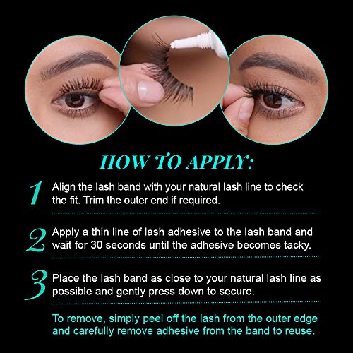 Image 5 of Ardell Natural Lashes Demi Pixies Black - Wispy False Eyelashes, Reusable Strip, 4 Pack