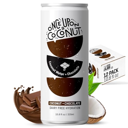 Image 1 of Default Title for the product ONCE UPON A COCONUT Premium Chocolate Coconut Water - 10.8 Fl Oz (Pack of 12)