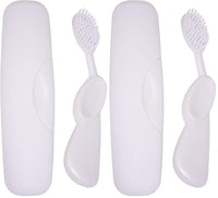 Thumbnail for Image 17 of White / 1 Count (Pack of 2) / Left Handed Brush for the product RADIUS Toothbrush Original Big Brush