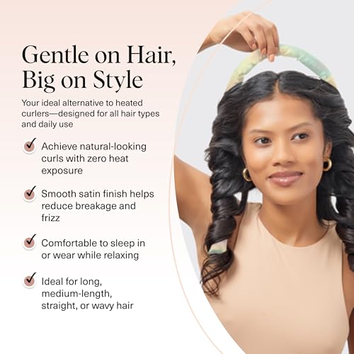 Image 3 of Kitsch Satin Heatless Curls Overnight Set - Aura