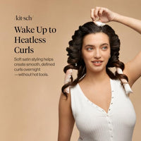 Thumbnail for Image 2 of Kitsch Satin Heatless Curls Overnight Set - Sunset Tie Dye