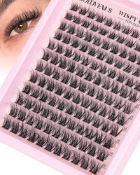 Thumbnail for Image 6 of ZB-natural fluff clusters for the product Goddvenus Eyelash Extensions Wispy Natural DIY C Curl Individual Lashes Clusters