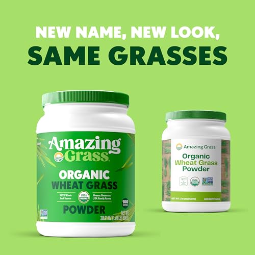 Image 2 of Amazing Grass Wheat Grass Powder, Whole-Leaf, 100 Servings