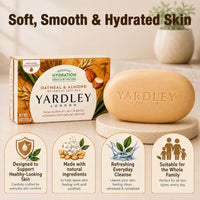 Thumbnail for Image 3 of Yardley London Bath Bar Oatmeal Almond 4 oz