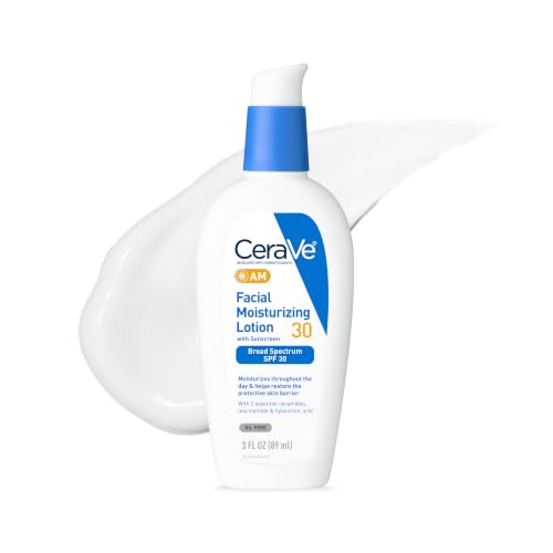 Image 1 of Default Title for the product CeraVe AM Daily Facial Moisturizer with SPF 30, Face Sunscreen, 3oz