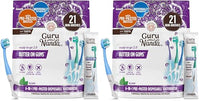 Thumbnail for Image 3 of 21 Count (Pack of 2) for the product GuruNanda Disposable Travel Toothbrush 2.0