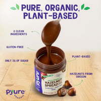 Thumbnail for Image 4 of Pyure Keto Hazelnut Chocolate Spread 13 Oz Jar