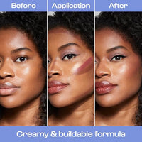 Thumbnail for Image 4 of ALLEYOOP Makeup Bundle – Stack The Odds Cream Face Palette + Multi-Tasker 4-in-1 Travel Makeup Brush Set