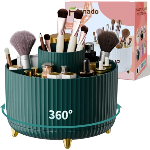 Image 4 of Green for the product fanado 360? Rotate Makeup Brush Holder Organizer