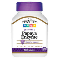Thumbnail for 21st Century Papaya Enzyme Chewable 100 Tabs