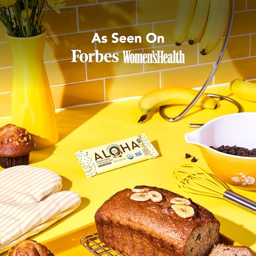Image 5 of ALOHA Organic Plant Based Protein Bars | Banana Bread Chocolate Chip, 12 Ct