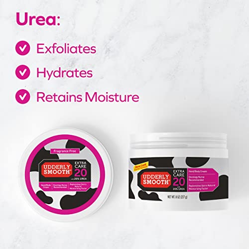 Image 5 of UDDERLY SMOOTH Extra Care 20% Urea Cream, Unscented Body Cream, 8 Oz