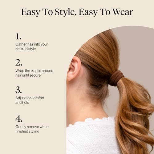 Image 6 of Kitsch Elastic Hair Ties No Damage