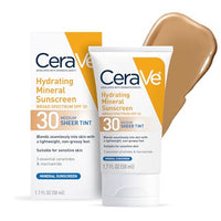 Thumbnail for Image 3 of Medium / 1.7 Fl Oz (Pack of 1) for the product CeraVe Tinted Sunscreen for Face Mineral SPF 30 Moisturizer