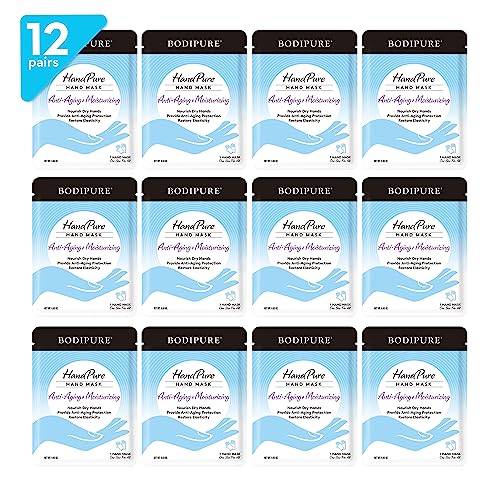 Image 1 of 1 Count (Pack of 12) for the product Bodipure HandPure K-Beauty Hand Mask