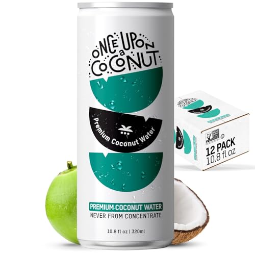 Image 1 of Default Title for the product ONCE UPON A COCONUT Premium Coconut Water - 10.8 Fl Oz (Pack of 12)