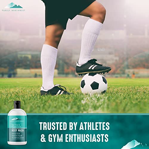 Image 5 of Purely Northwest Tea Tree Body Wash for Men and Women ? Natural Tea Tree Oil Body Cleanser for Odor, Skin Irritations, Hydrating Shower Gel for Sensitive Skin, Gentle and Refreshing Body Wash
