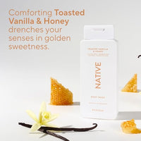 Thumbnail for Image 5 of Native Clean Body Wash for Women & Men, Toasted Vanilla & Honey, 18 Fl Oz (Pack of 6)