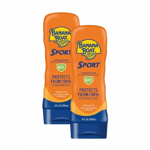 Image 1 of Default Title for the product Banana Boat Sport Sunscreen Lotion, SPF 60, 8oz (Pack of 2)