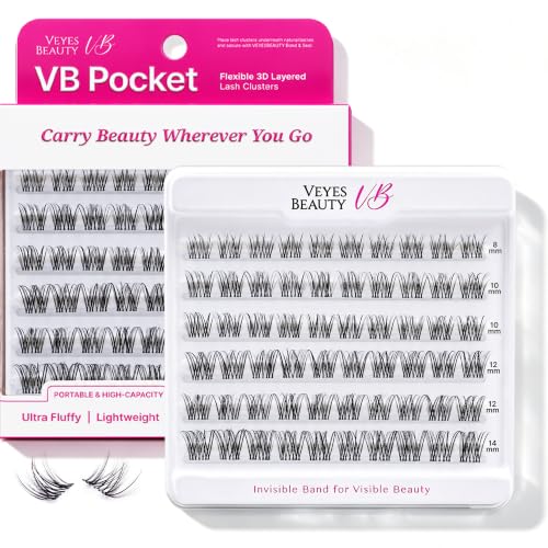 Image 9 of NakedTouch / 8-14mm for the product VEYESBEAUTY Lash Clusters Individual Eyelash Extensions