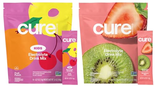 Image 1 of Default Title for the product Cure Hydration Family Bundle Electrolyte Drink Mix 14-Pack