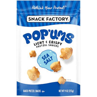 Thumbnail for Image 1 of Default Title for the product Snack Factory Pop'ums Sea Salt Pretzel Snacks, 9 Oz Bag