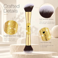 Thumbnail for Image 6 of DUcare 2Pcs Double Ended Foundation Brush Set