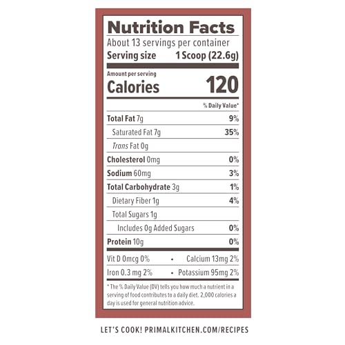 Image 2 of Primal Kitchen Hazelnut Creamer Collagen Peptide Mix, 10.3oz