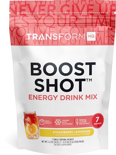 Image 3 of Strawberry Lemonade for the product TransformHQ Boost Shot Powder Drink Stick Packets